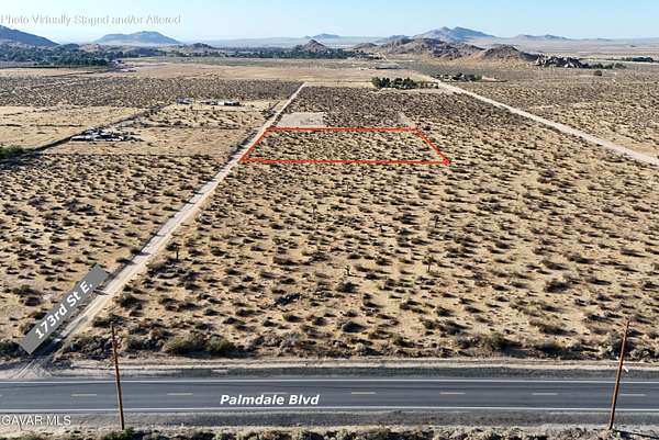 2.5 Acres of Residential Land for Sale in Palmdale, California