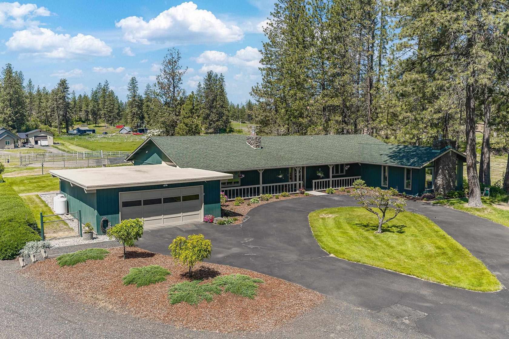 9.53 Acres of Land with Home for Sale in Spokane, Washington