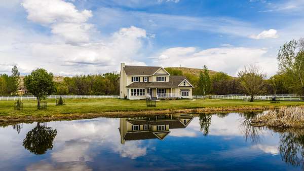 6.13 Acres of Land with Home for Sale in Sheridan, Wyoming