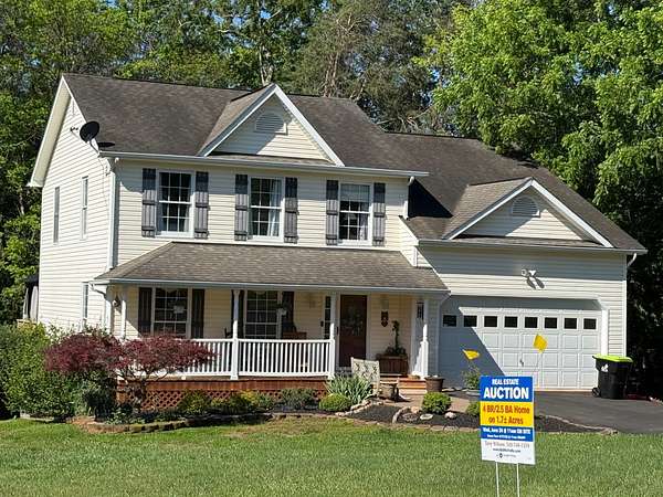 1.73 Acres of Land with Home for Auction in Culpeper, Virginia