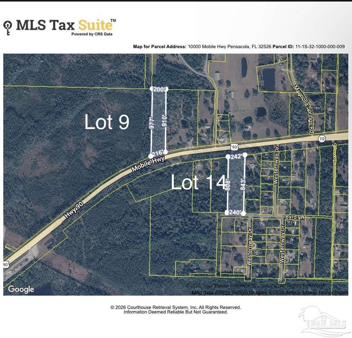 4.56 Acres of Land for Sale in Pensacola, Florida