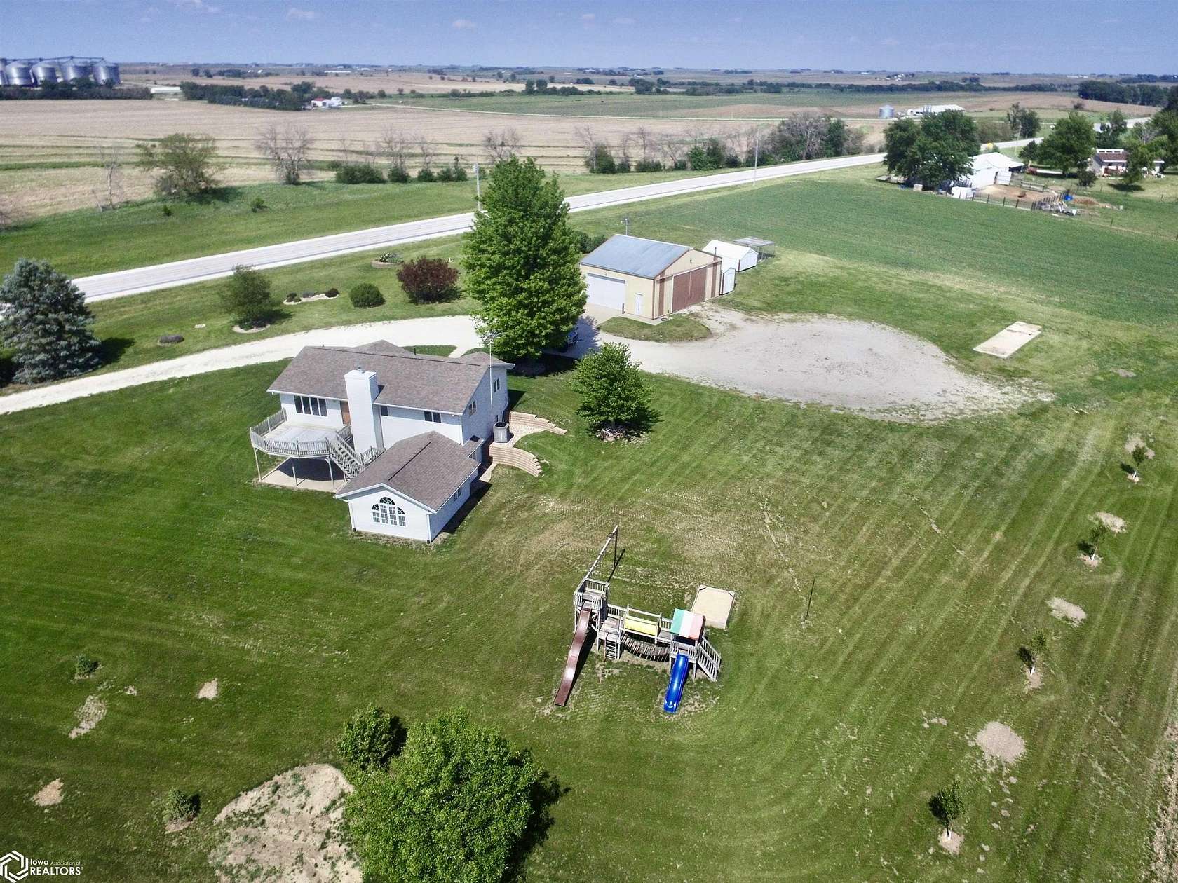 9 Acres of Land with Home for Sale in Coon Rapids, Iowa