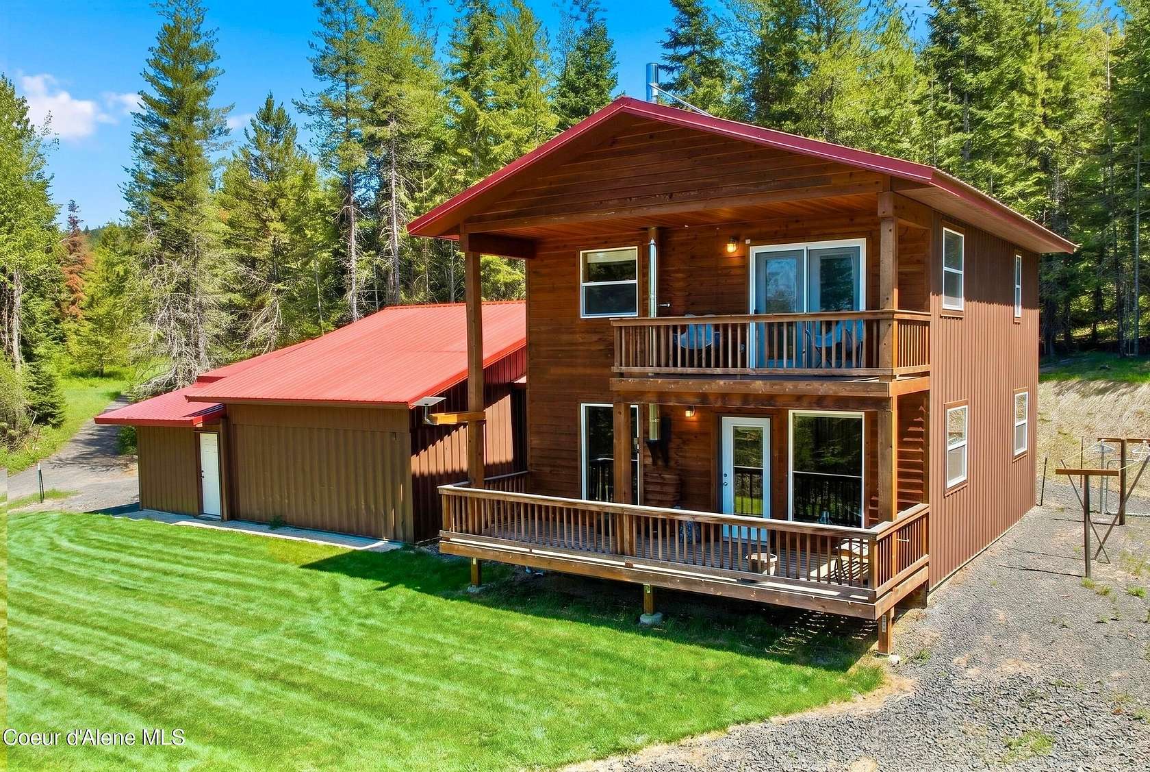 8.63 Acres of Land with Home for Sale in Fernwood, Idaho