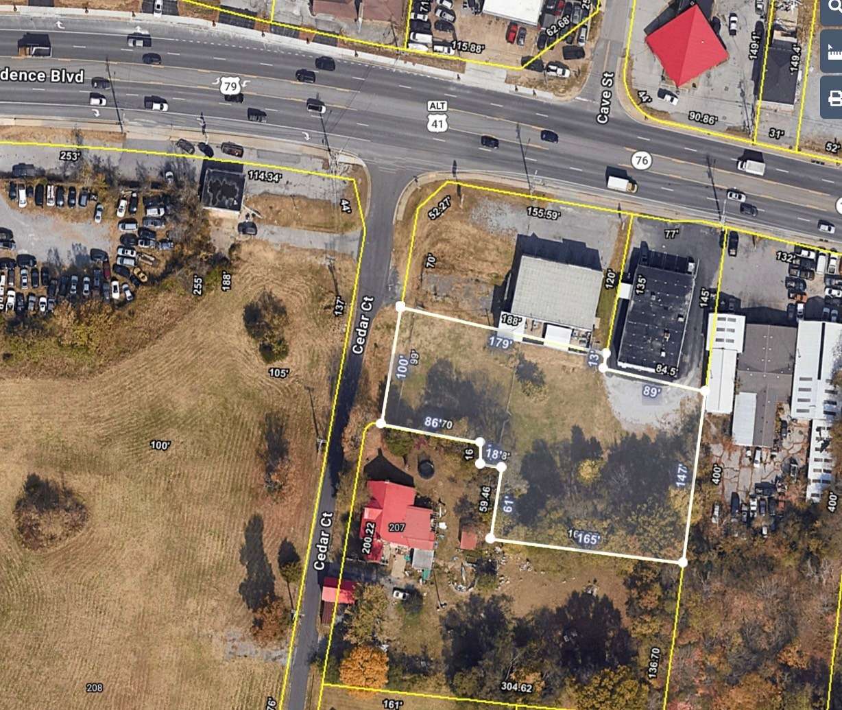 0.85 Acres of Commercial Land for Sale in Clarksville, Tennessee