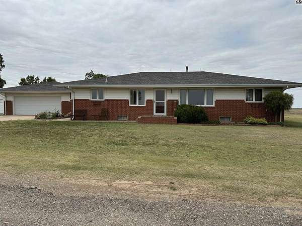 45.7 Acres of Agricultural Land with Home for Sale in Mullinville, Kansas
