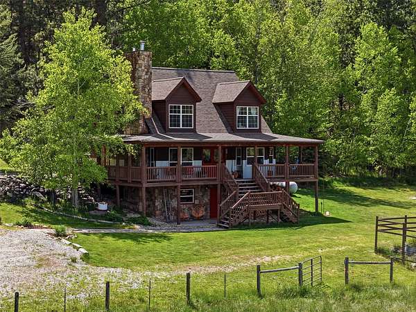 7.7 Acres of Land with Home for Sale in Darby, Montana