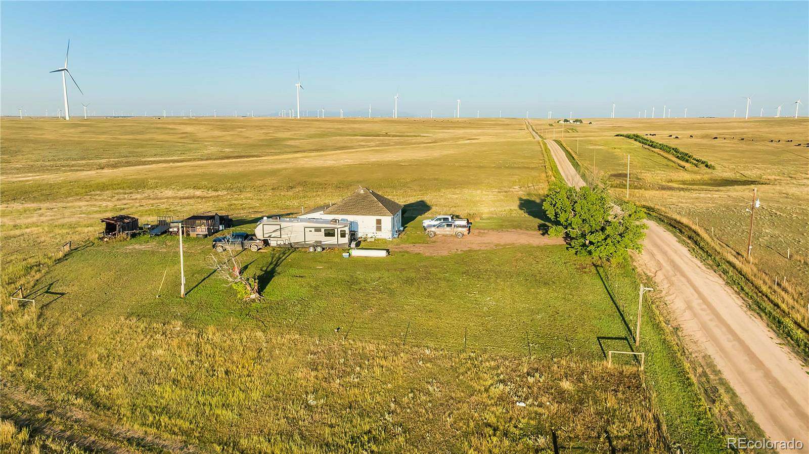 892 Acres of Land with Home for Sale in Calhan, Colorado