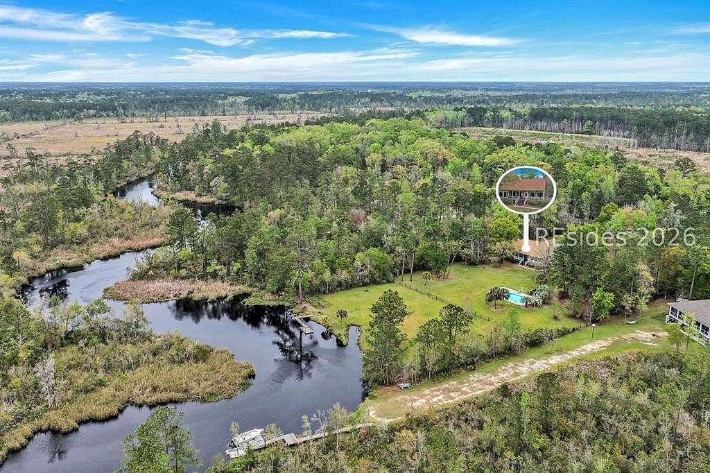 3.85 Acres of Land with Home for Sale in Bluffton, South Carolina