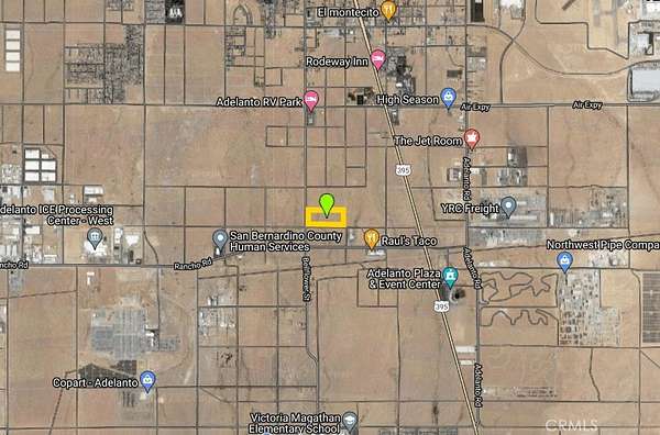 19.6 Acres of Commercial Land for Lease in Adelanto, California