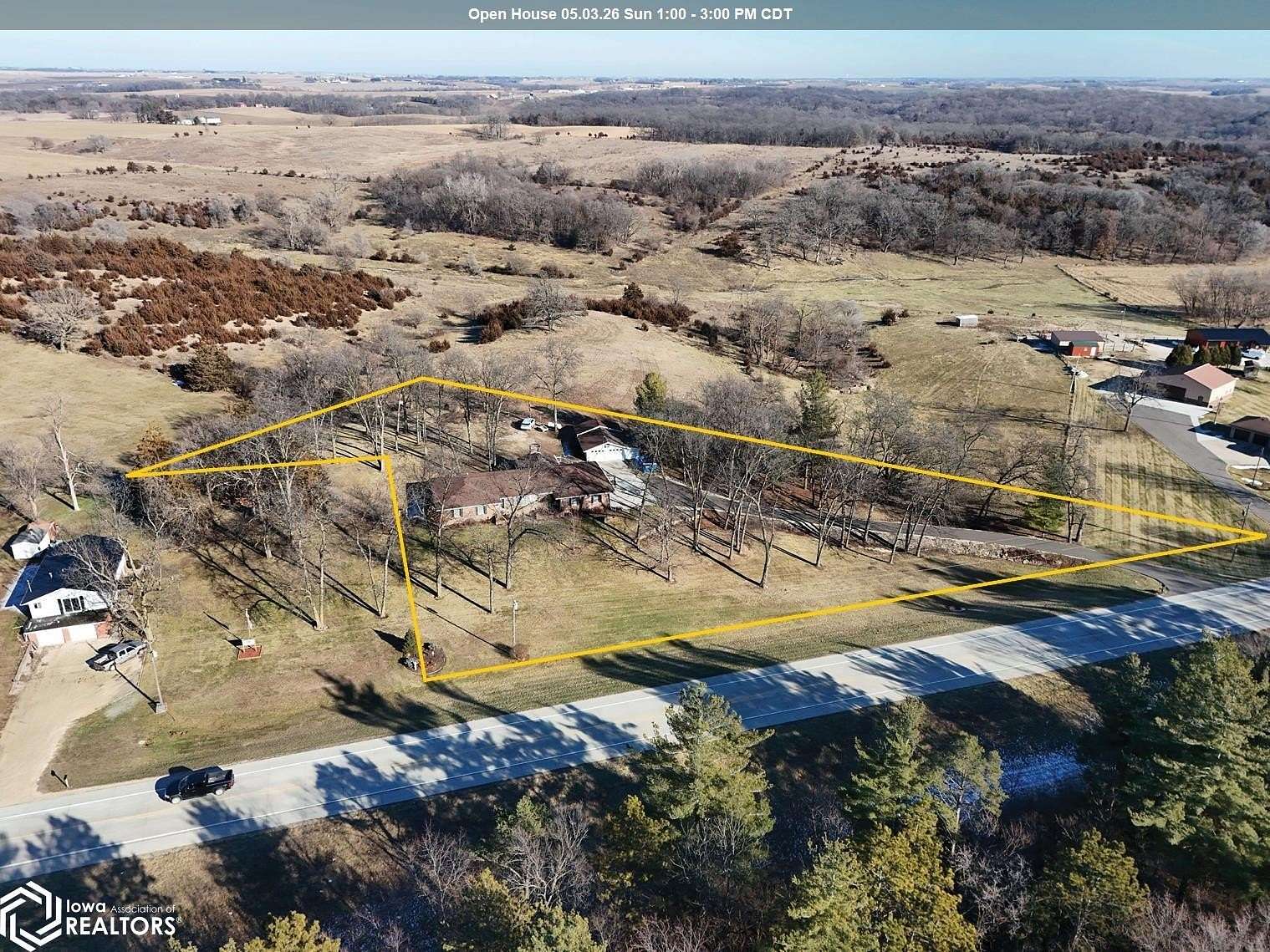 1.75 Acres of Land with Home for Sale in Manchester, Iowa