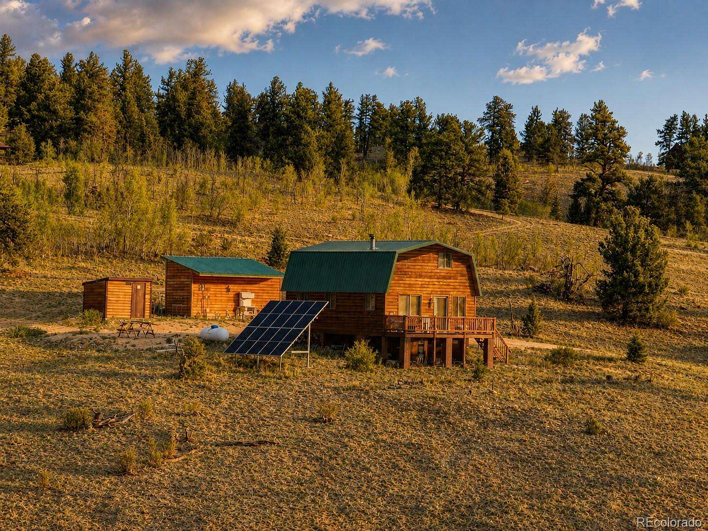 3 Acres of Land with Home for Sale in Jefferson, Colorado