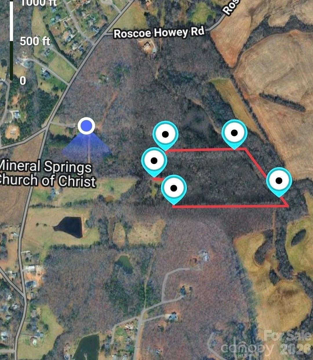 18 Acres of Land for Sale in Waxhaw, North Carolina