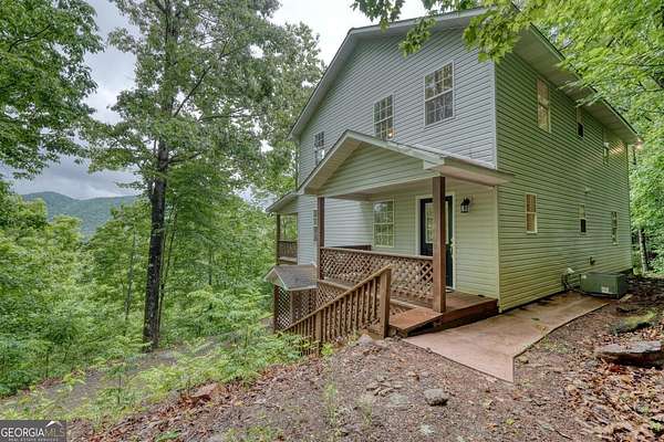 3.66 Acres of Land with Home for Sale in Hiawassee, Georgia