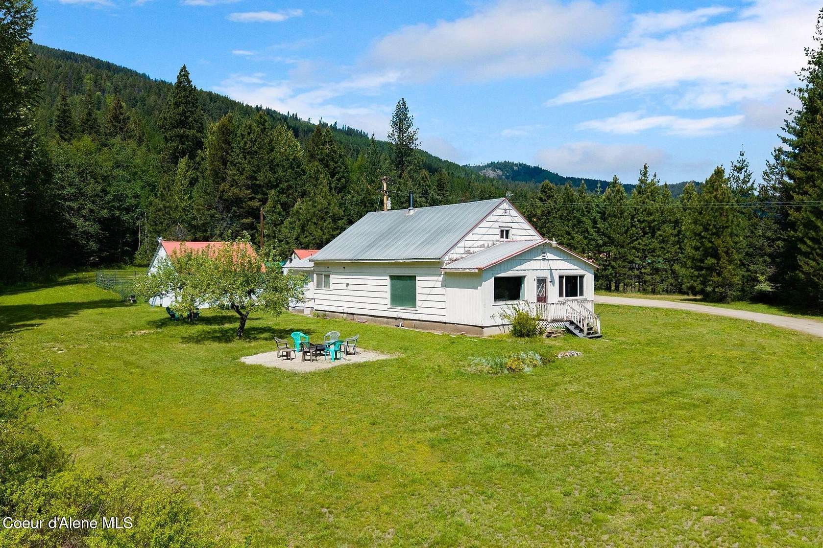 25.6 Acres of Land with Home for Sale in Sandpoint, Idaho