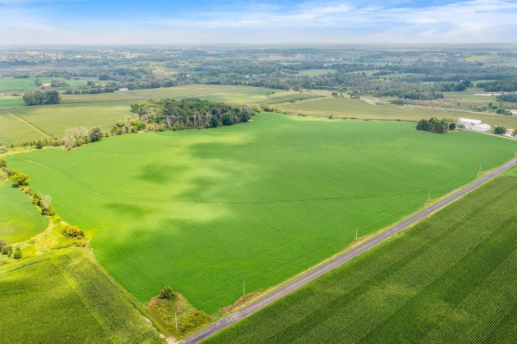 115 Acres of Agricultural Land for Sale in Kewaskum, Wisconsin