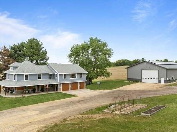 9.1 Acres of Land with Home for Sale in Leaf River, Illinois