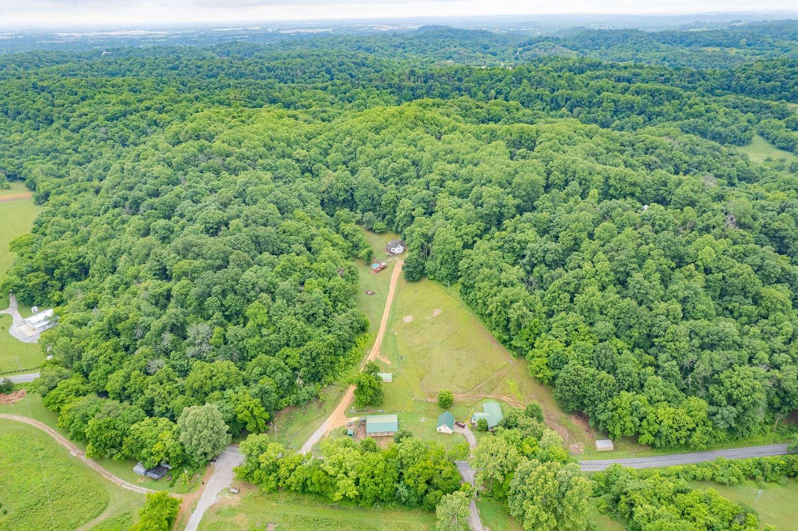 14.5 Acres of Land with Home for Sale in Columbia, Tennessee
