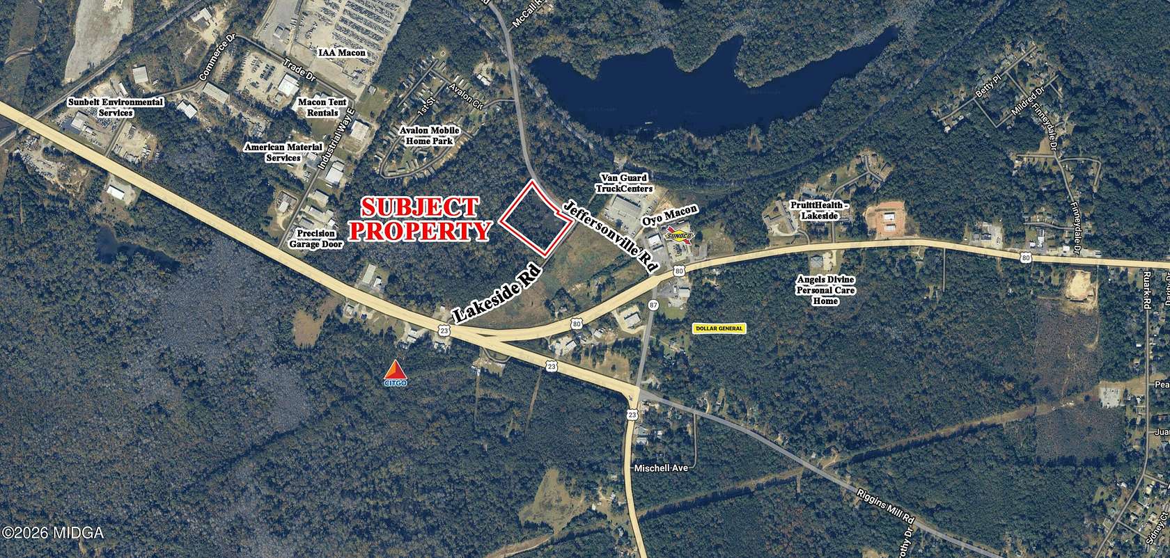 5 Acres of Commercial Land for Sale in Macon, Georgia