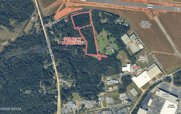 11.9 Acres of Commercial Land for Sale in Macon, Georgia
