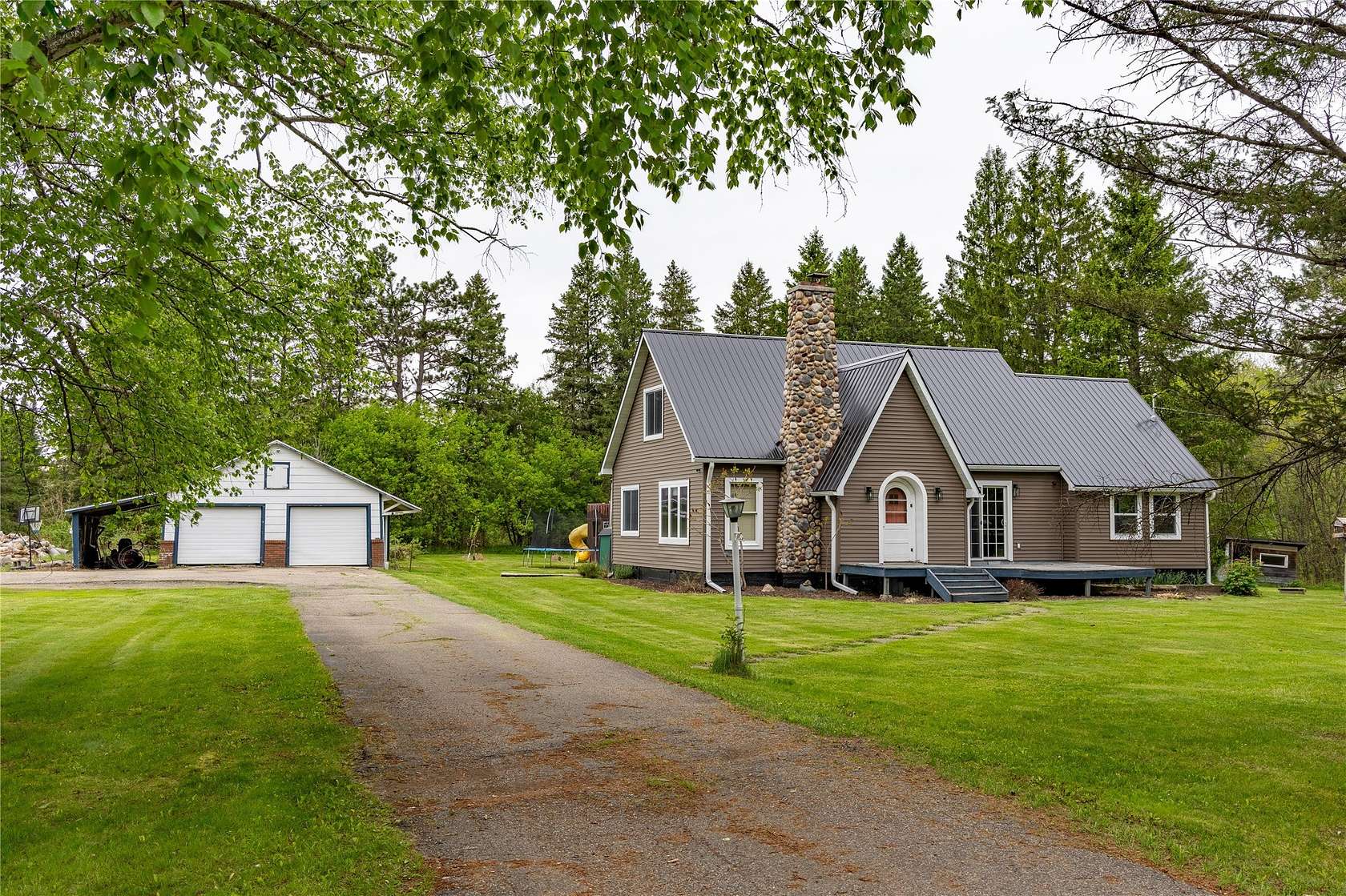 10 Acres of Land with Home for Sale in Glen Flora, Wisconsin