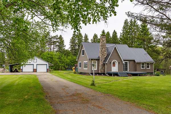 10 Acres of Land with Home for Sale in Glen Flora, Wisconsin
