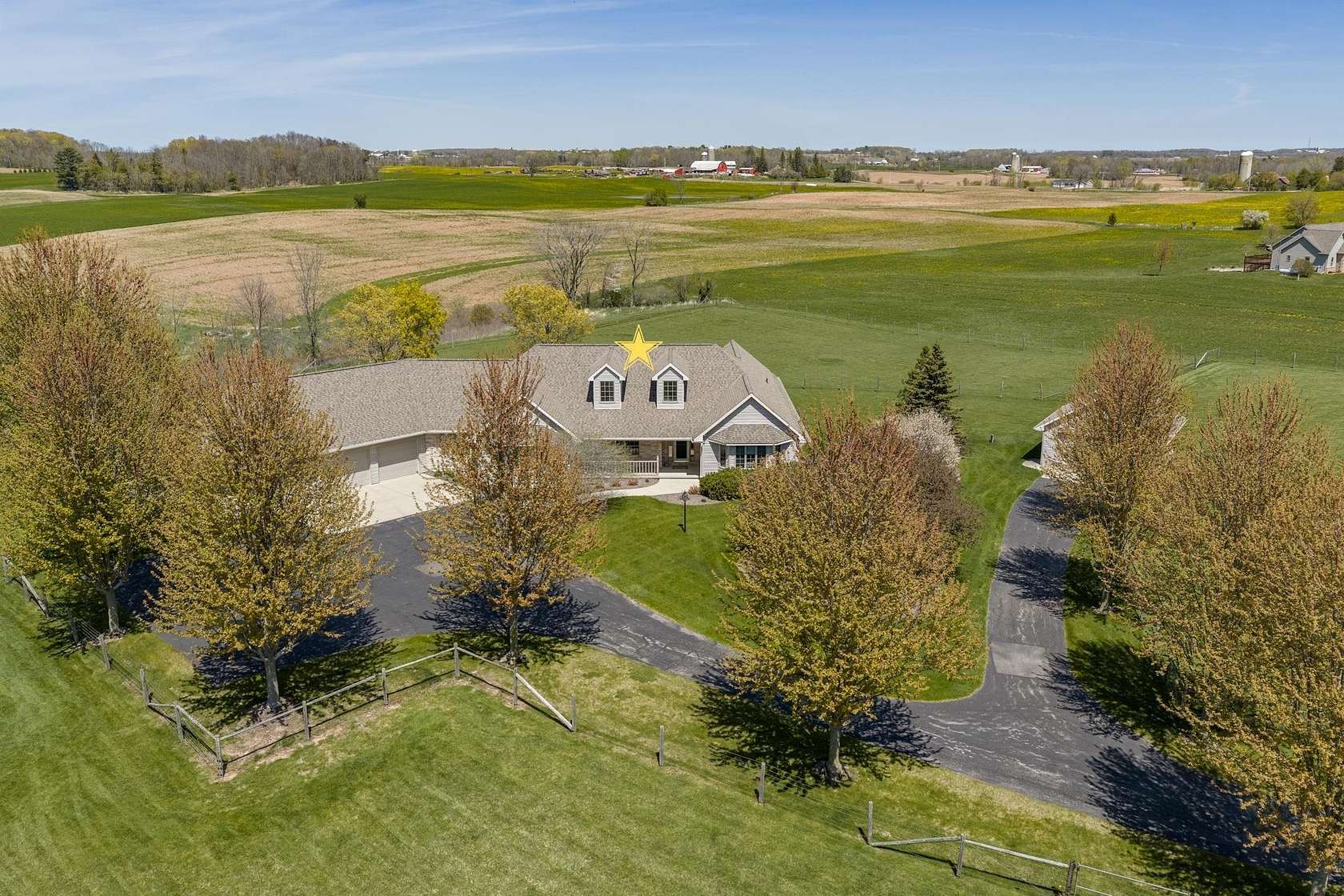 6 Acres of Land with Home for Sale in Denmark, Wisconsin