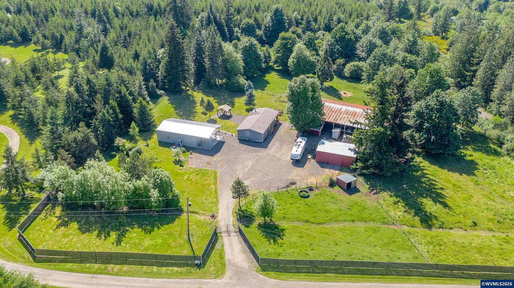6 Acres of Land with Home for Sale in Grand Ronde, Oregon