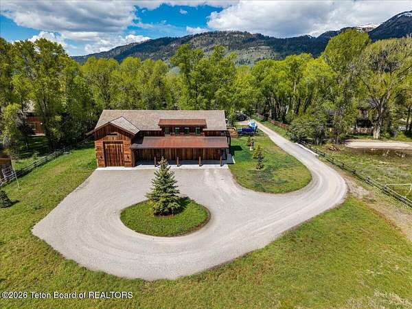 2 Acres of Land with Home for Sale in Wilson, Wyoming