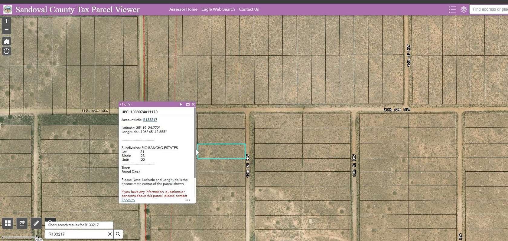 0.5 Acres of Land for Sale in Rio Rancho, New Mexico