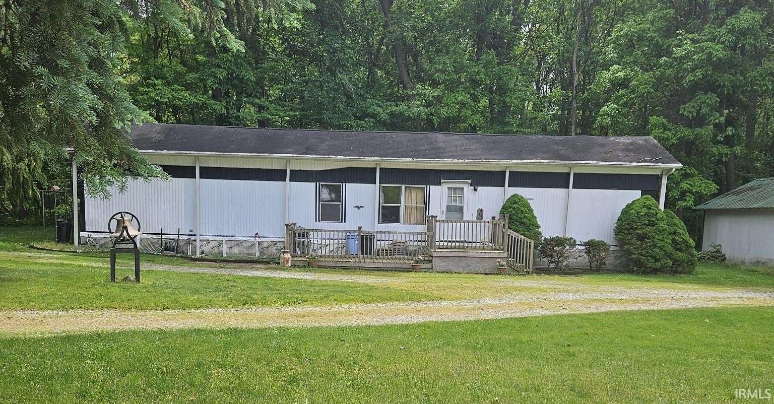 18 Acres of Recreational Land with Home for Sale in Howe, Indiana