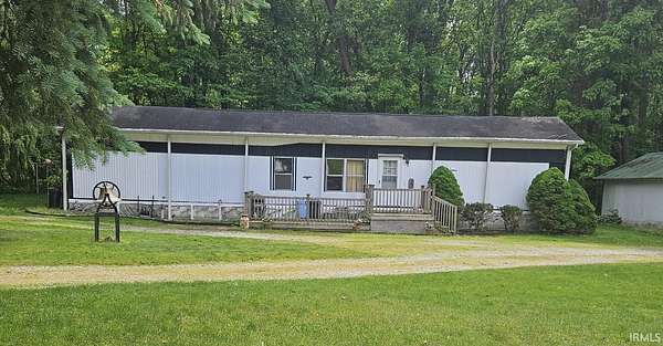 18 Acres of Recreational Land with Home for Sale in Howe, Indiana