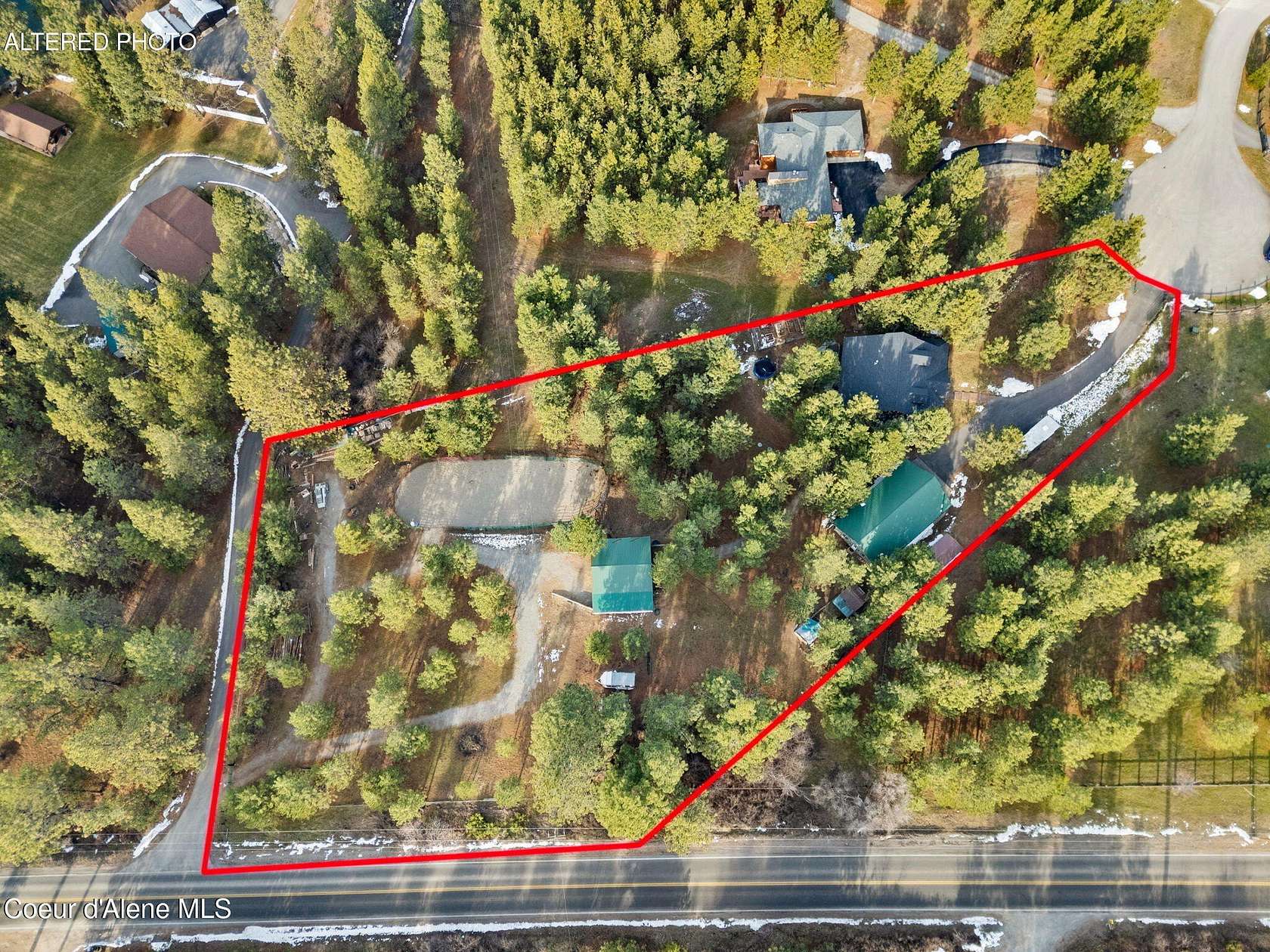 2.42 Acres of Land with Home for Sale in Post Falls, Idaho