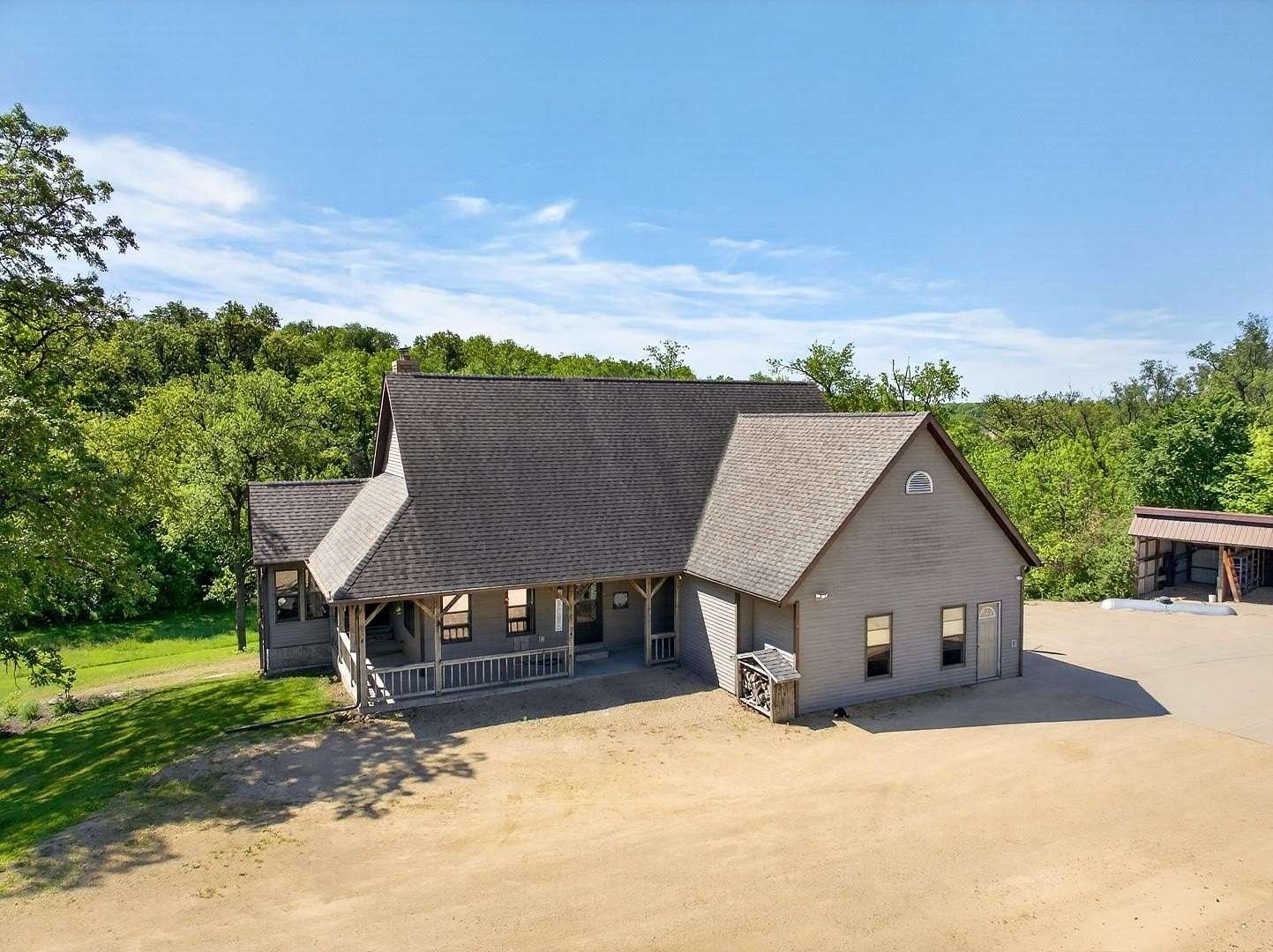 9.78 Acres of Land with Home for Sale in Darlington, Wisconsin