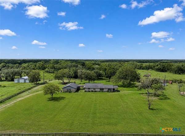 15.5 Acres of Land with Home for Sale in Louise, Texas