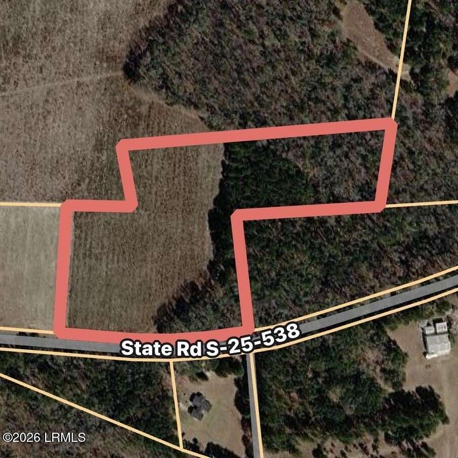 10 Acres of Recreational & Residential Land for Sale in Brunson, South Carolina