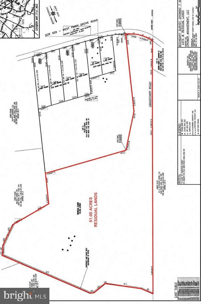 51 Acres of Recreational & Residential Land for Sale in Georgetown, Delaware