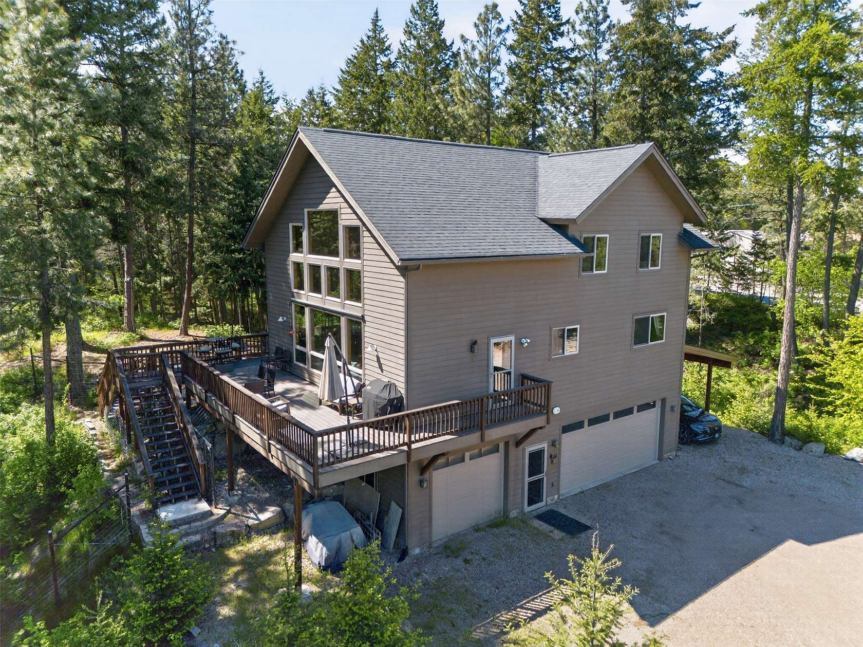 2.44 Acres of Land with Home for Sale in Bigfork, Montana