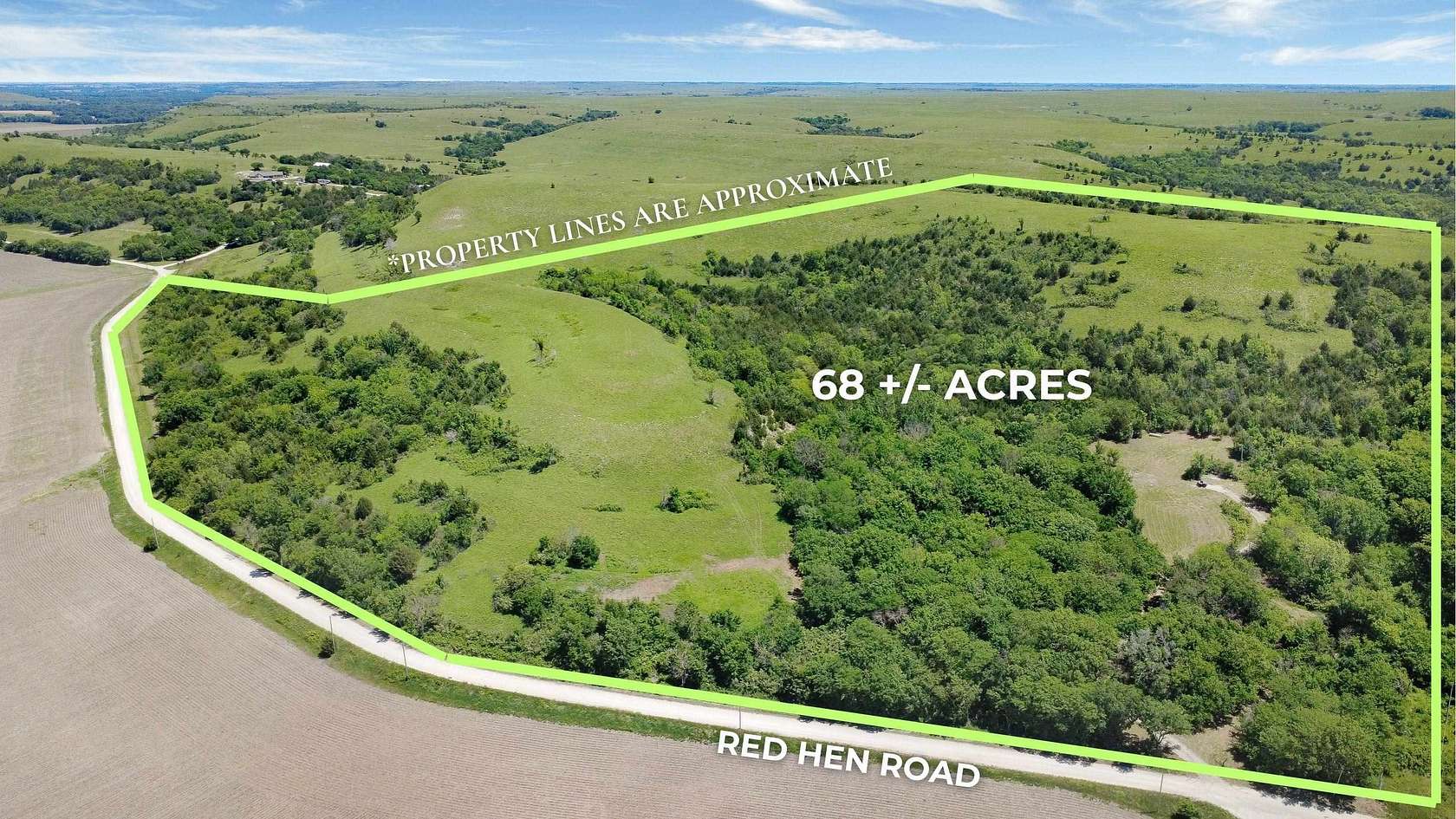68.2 Acres of Land for Sale in Onaga, Kansas