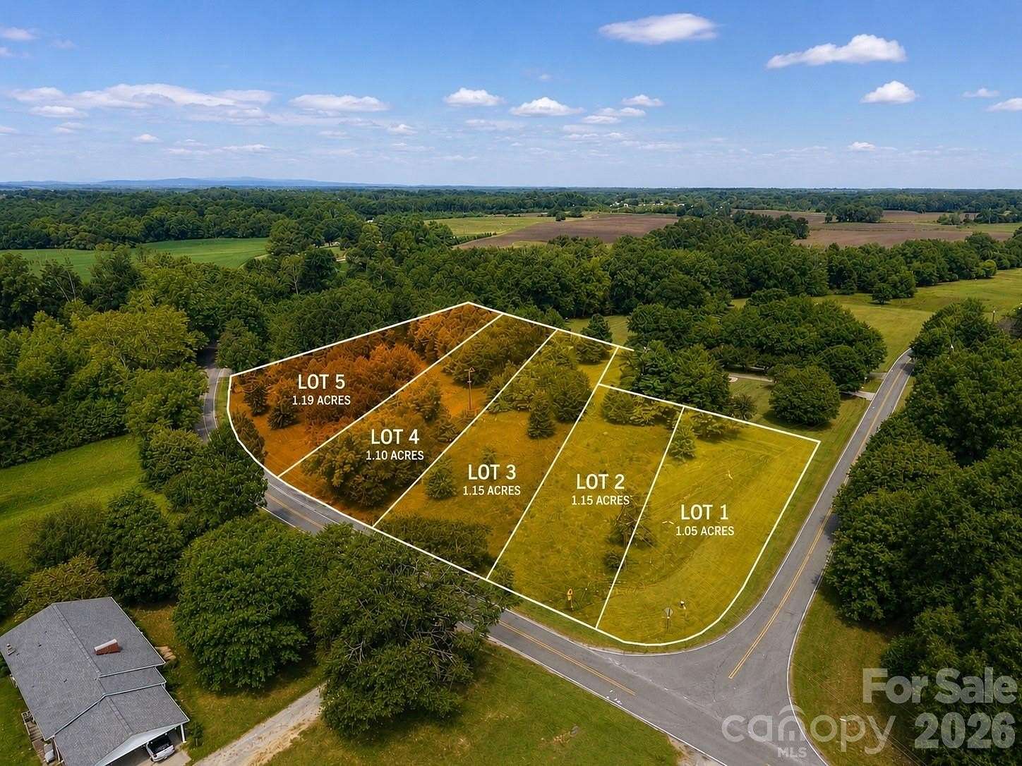 3.7 Acres of Residential Land for Sale in Kings Mountain, North Carolina