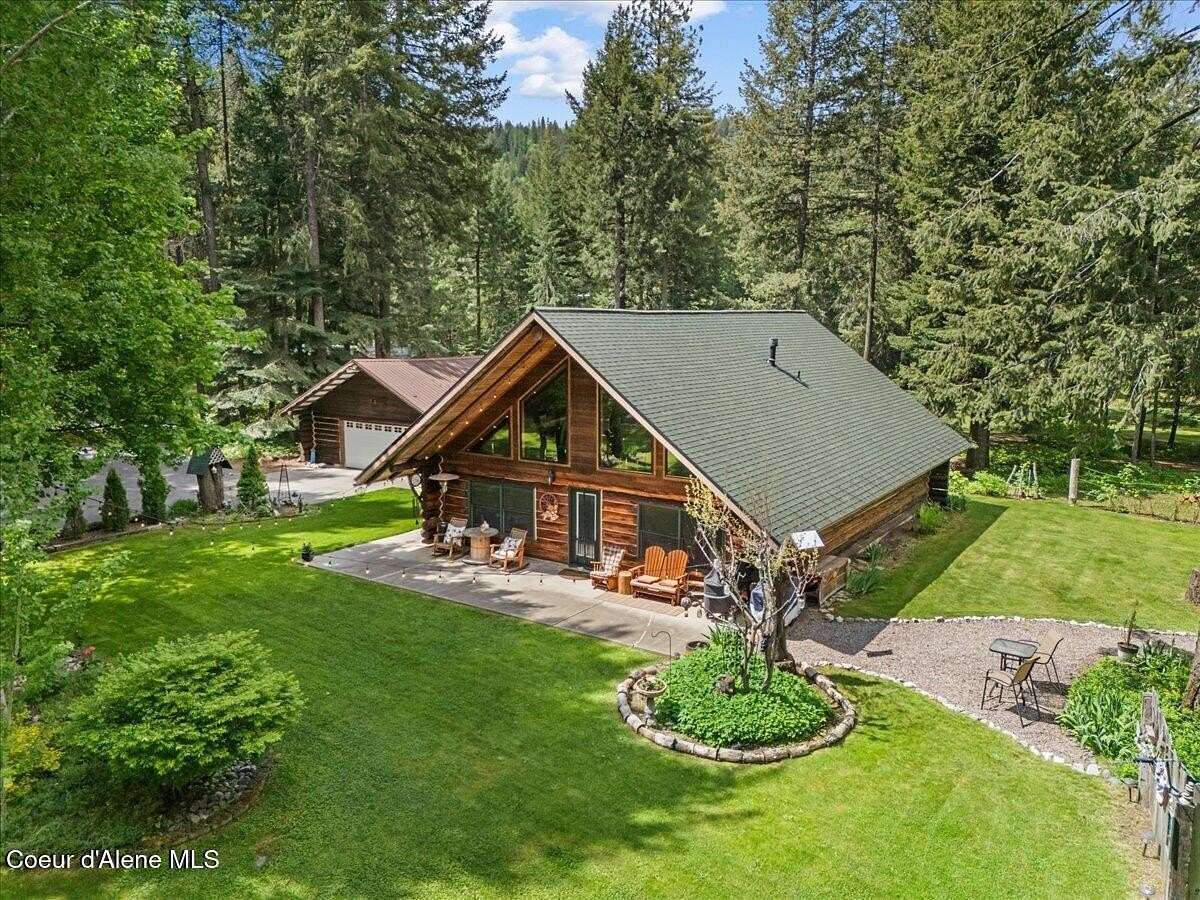4.77 Acres of Land with Home for Sale in Athol, Idaho
