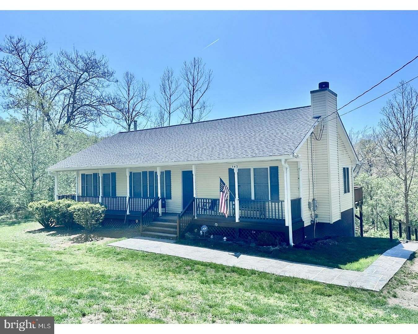 3.8 Acres of Land with Home for Sale in Linden, Virginia