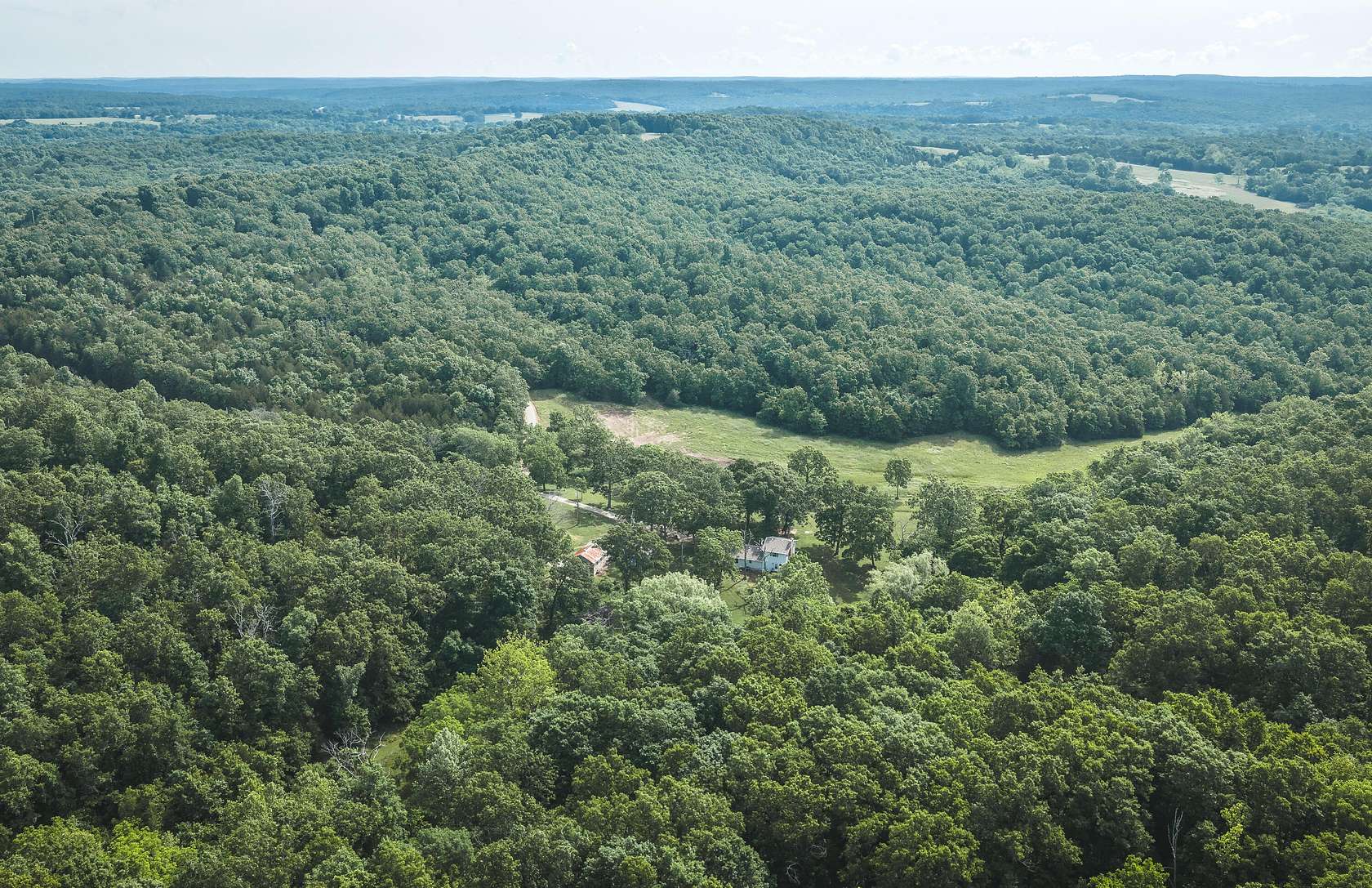 158 Acres of Recreational Land with Home for Sale in Falcon, Missouri