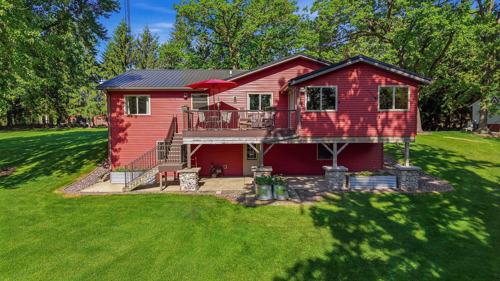5.16 Acres of Land with Home for Sale in Burnett, Wisconsin