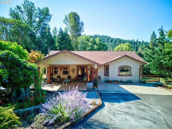 4.13 Acres of Land with Home for Sale in Azalea, Oregon