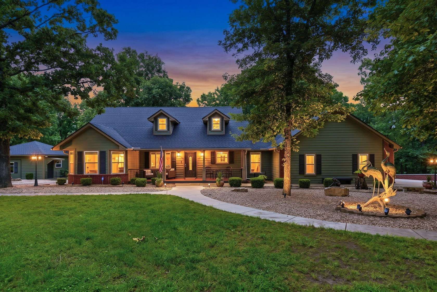 3.5 Acres of Land with Home for Sale in Blue Eye, Missouri