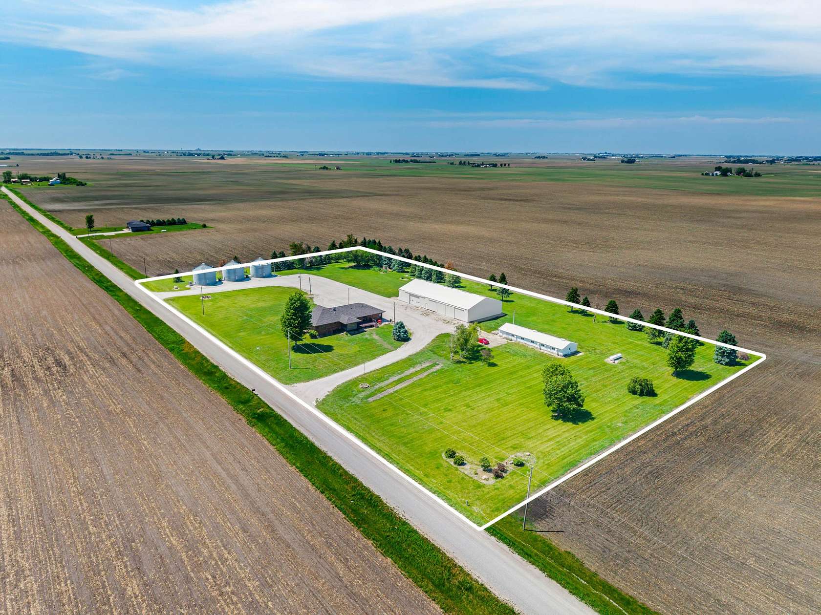 5.72 Acres of Land with Home for Sale in Kelley, Iowa