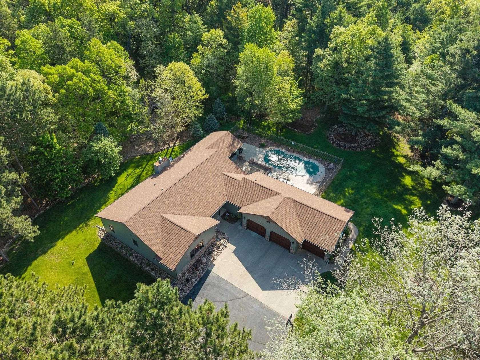 10 Acres of Land with Home for Sale in Nekoosa, Wisconsin