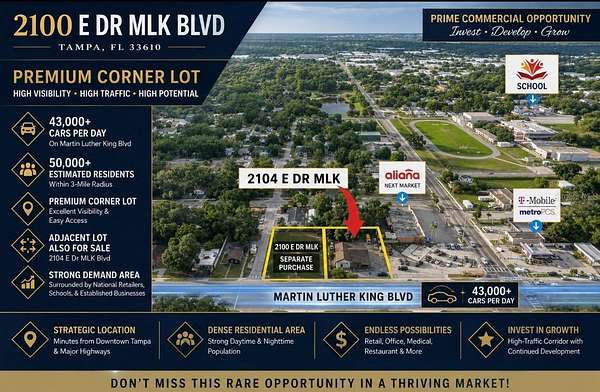 0.29 Acres of Commercial Land for Sale in Tampa, Florida