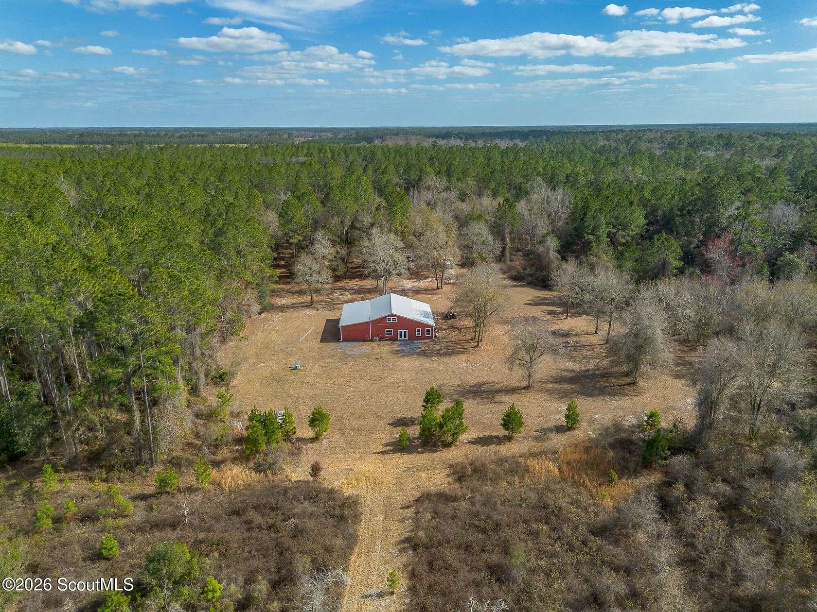 38 Acres of Recreational Land with Home for Sale in Saint George, Georgia