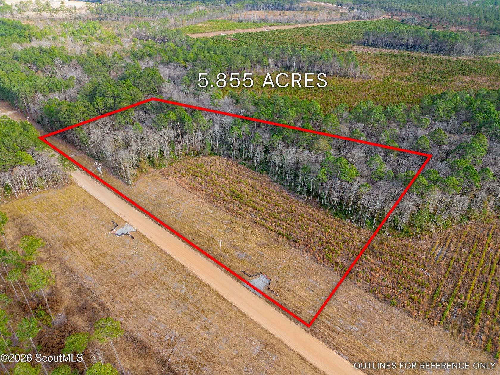 5.86 Acres of Agricultural Land for Sale in Brooklet, Georgia